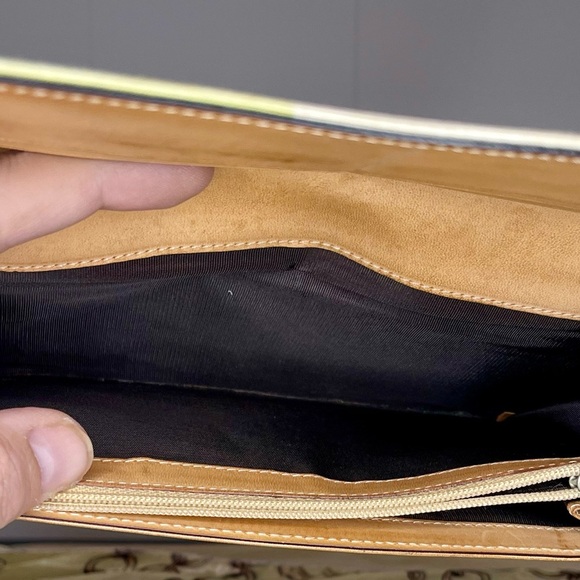 Bally Canvas Long Wallet with Leather Snap - Picture 13 of 13